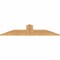 Ekena Millwork Portland Smooth Timber Gable Bracket, Western Red Cedar, 48"W x 12"H x 1 1/2"D x 5 1/2"F, 6/12 Pitch GBW048X12X0206POR00SWR - alternate 2